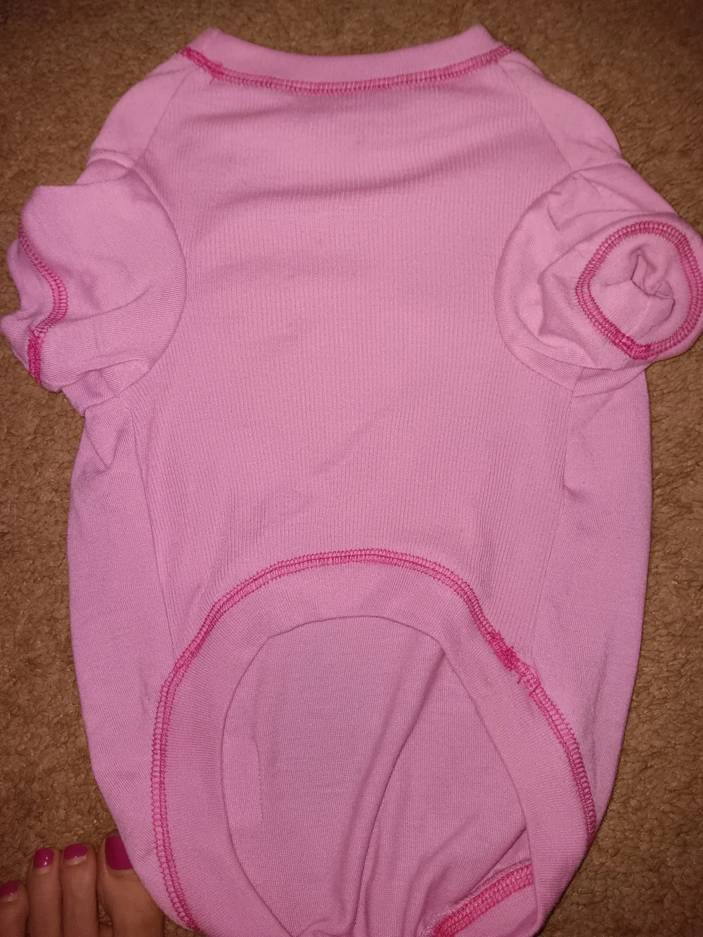 NFL Pink New York Giants Pet Tee with Team Logo